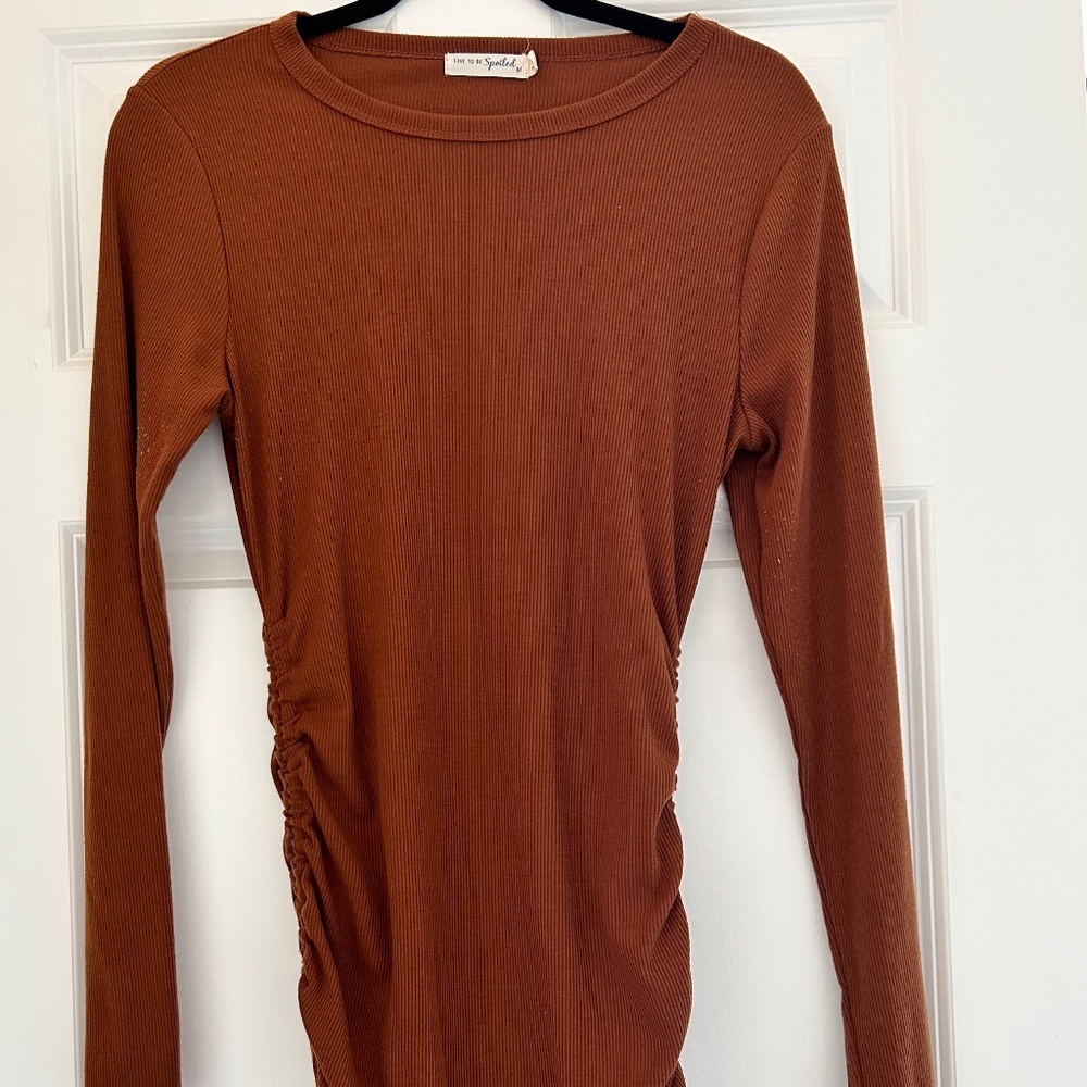 Rust color LS dress